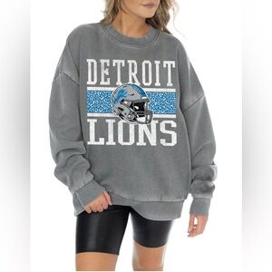 NEW - Gameday Couture Detroit Lions oversized sweatshirt